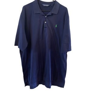 POLO Golf Ralph Lauren Dark Navy Blue Pima Cotton Polo